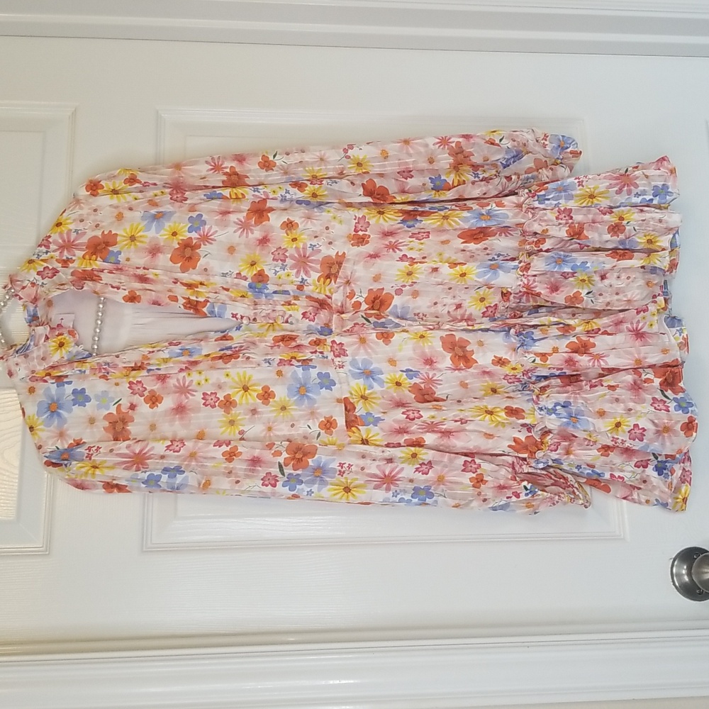 Buddy Love Grace Long Sleeve Shirt Dress Wild Flower Sixe XS - Picture 6 of 15